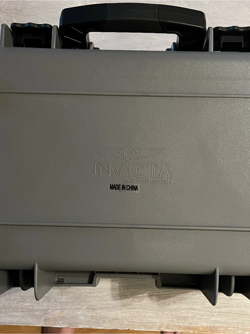 Invicta Impact Watch Case Storage Collector Dive WaterProof DC8PATCH Grey
